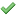 grünes Ja-Zeichen